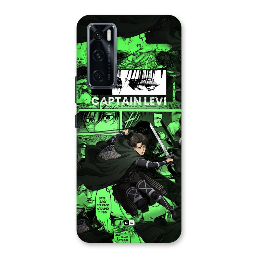 captain Levi Stance Back Case for Vivo V20 SE
