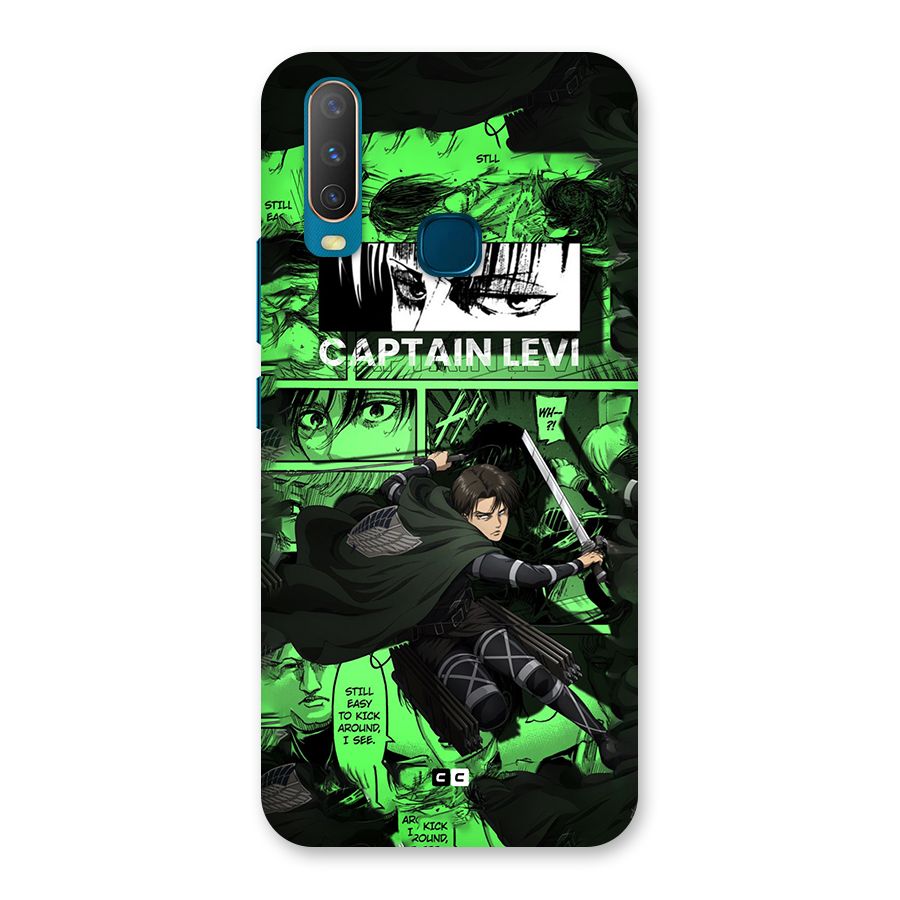 captain Levi Stance Back Case for Vivo Y11