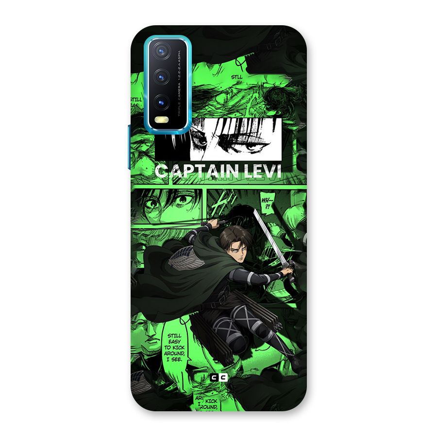 captain Levi Stance Back Case for Vivo Y20