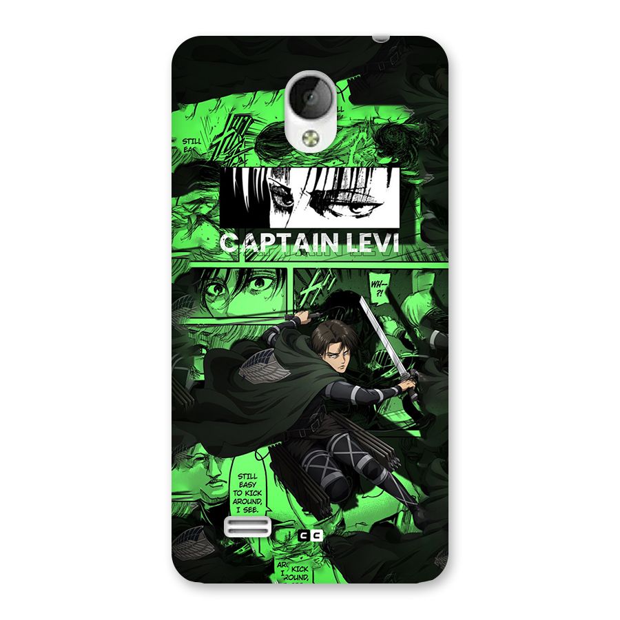 captain Levi Stance Back Case for Vivo Y21