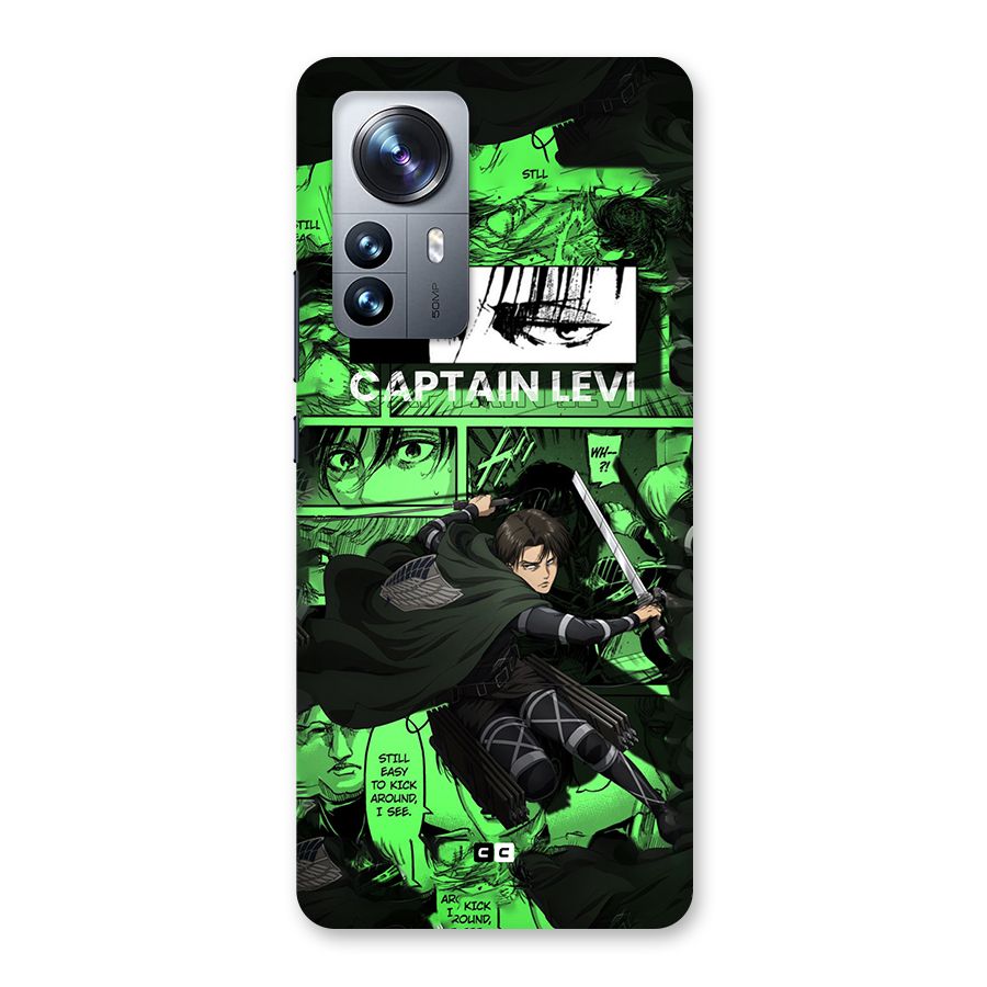 captain Levi Stance Back Case for Xiaomi 12 Pro