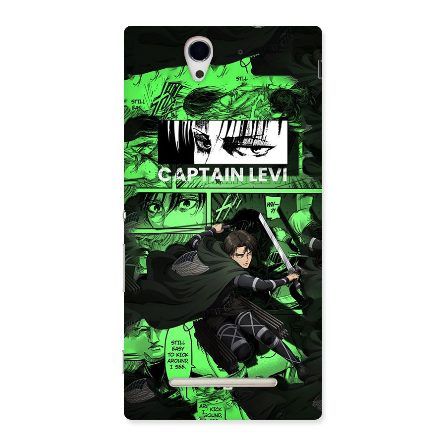 captain Levi Stance Back Case for Xperia C3