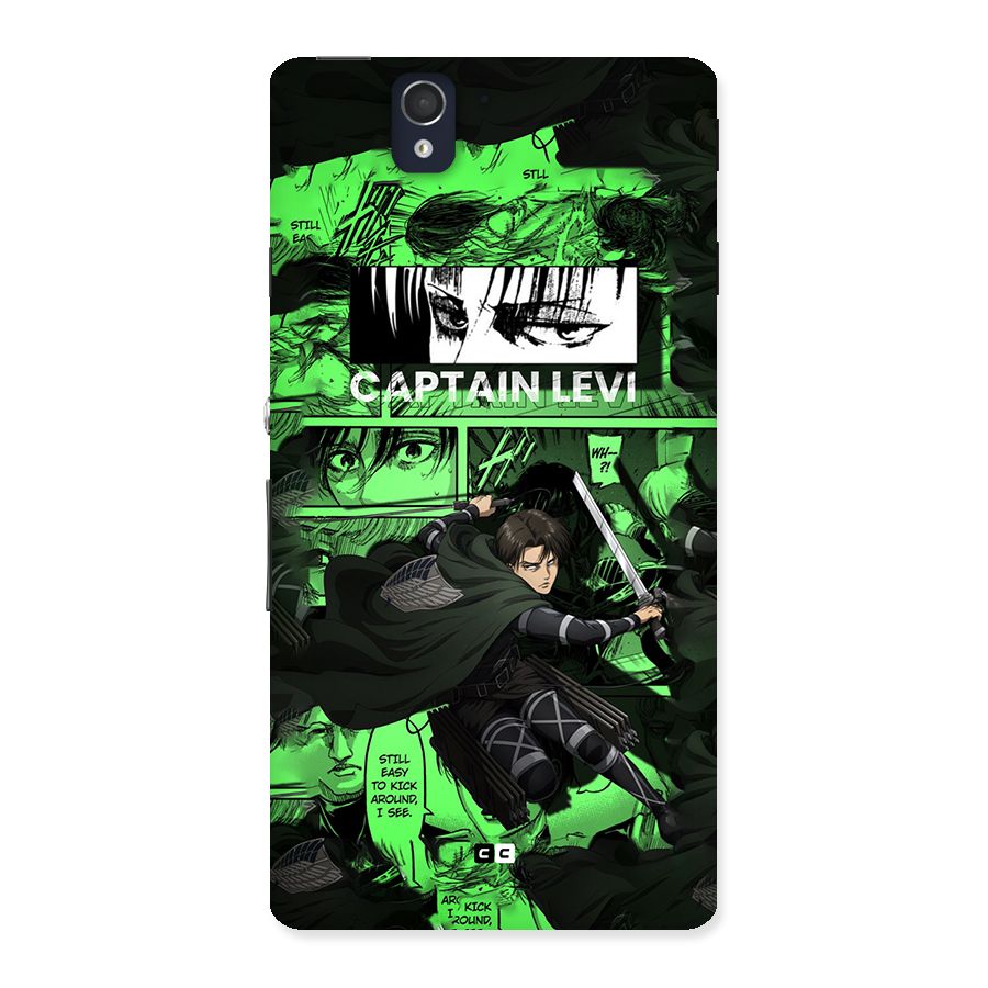 captain Levi Stance Back Case for Xperia Z