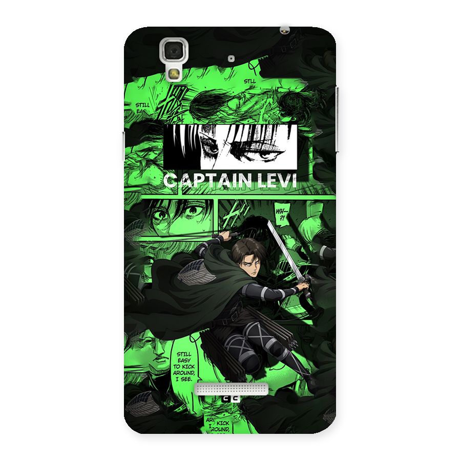 captain Levi Stance Back Case for YU Yureka Plus