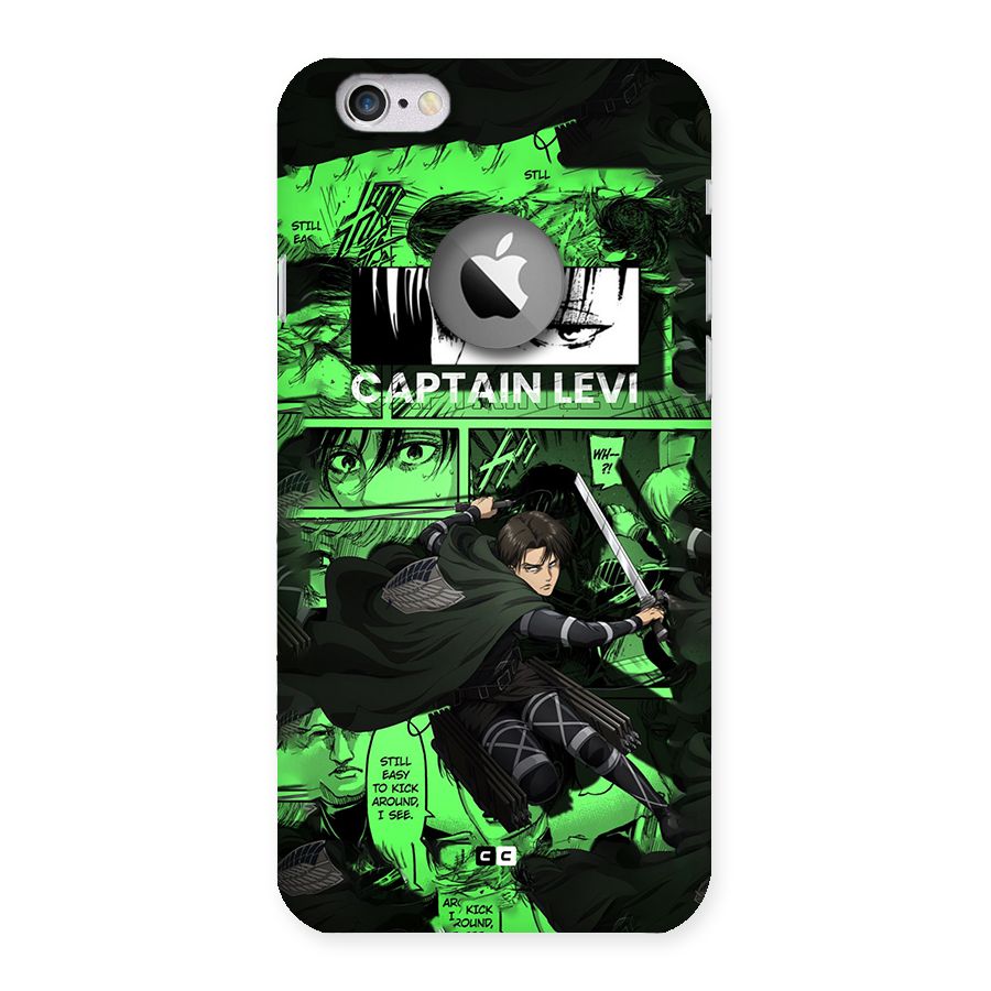 captain Levi Stance Back Case for iPhone 6 Logo Cut
