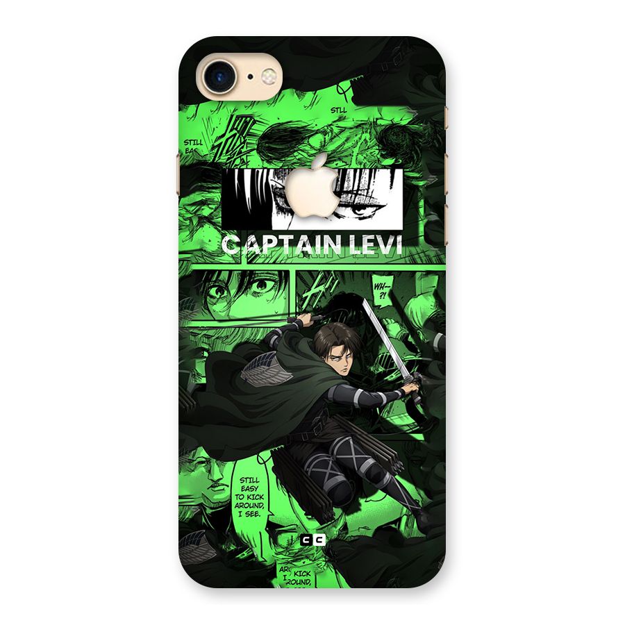 captain Levi Stance Back Case for iPhone 7 Apple Cut