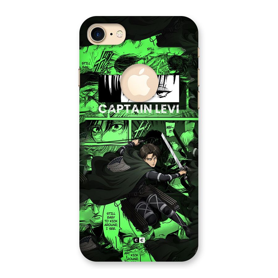 captain Levi Stance Back Case for iPhone 7 Logo Cut