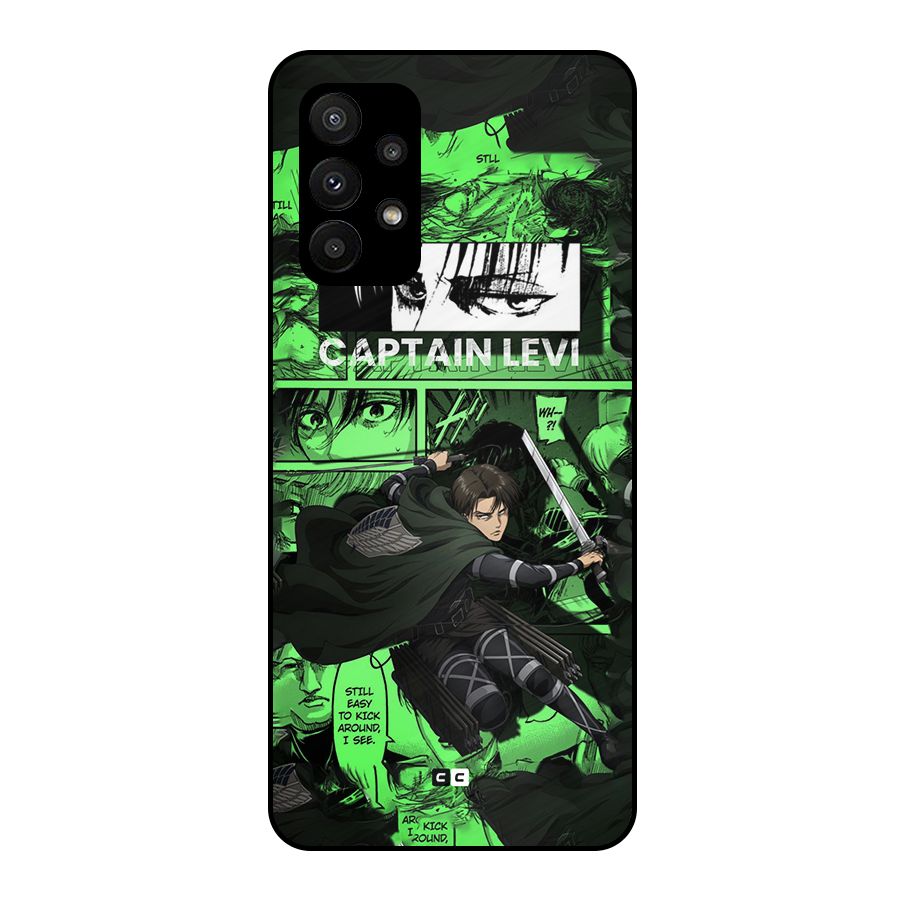 captain Levi Stance Metal Back Case for Galaxy A23