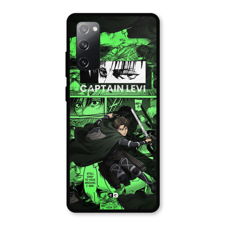 captain Levi Stance Metal Back Case for Galaxy S20 FE 5G