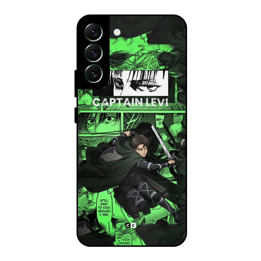 captain Levi Stance Metal Back Case for Galaxy S22 Plus 5G