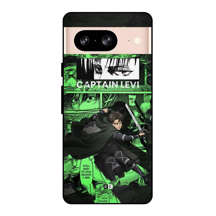 captain Levi Stance Metal Back Case for Google Pixel 8
