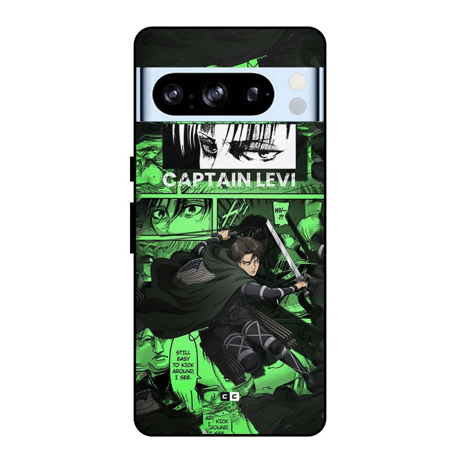 captain Levi Stance Metal Back Case for Google Pixel 8 Pro
