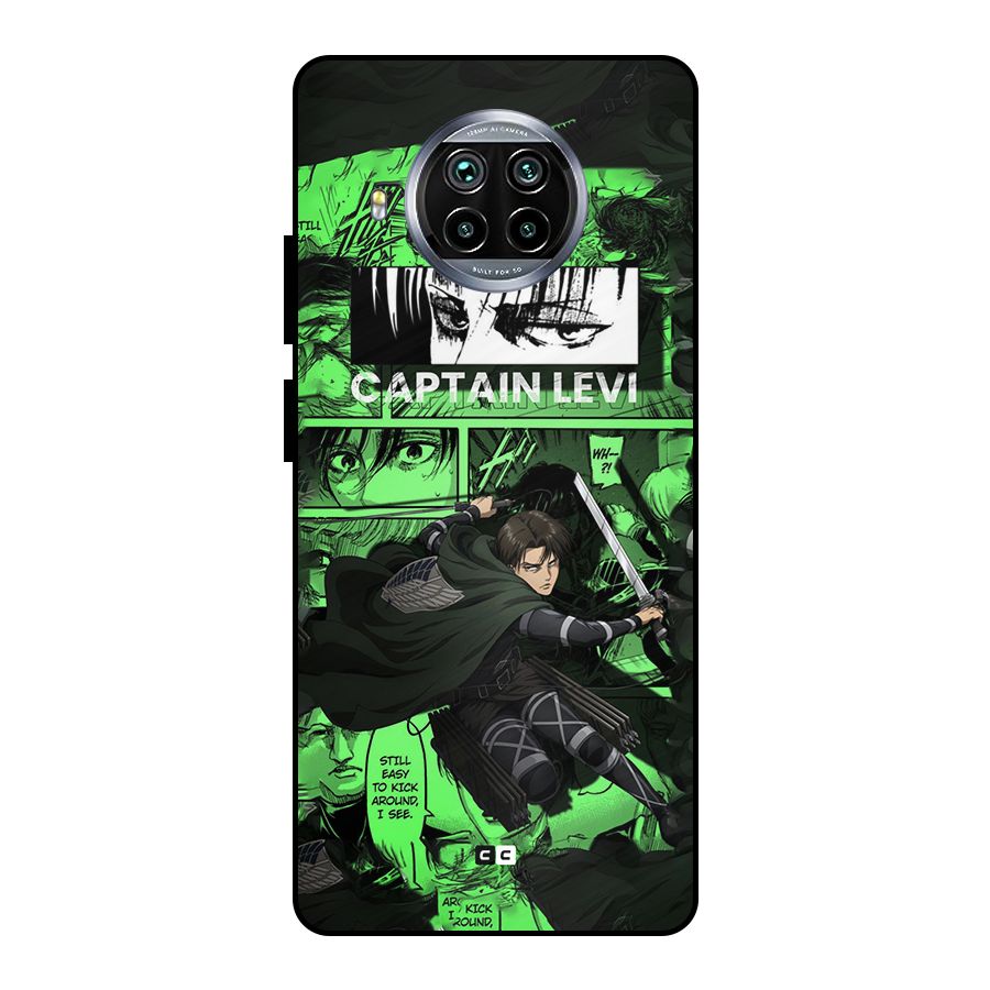 captain Levi Stance Metal Back Case for Mi 10i