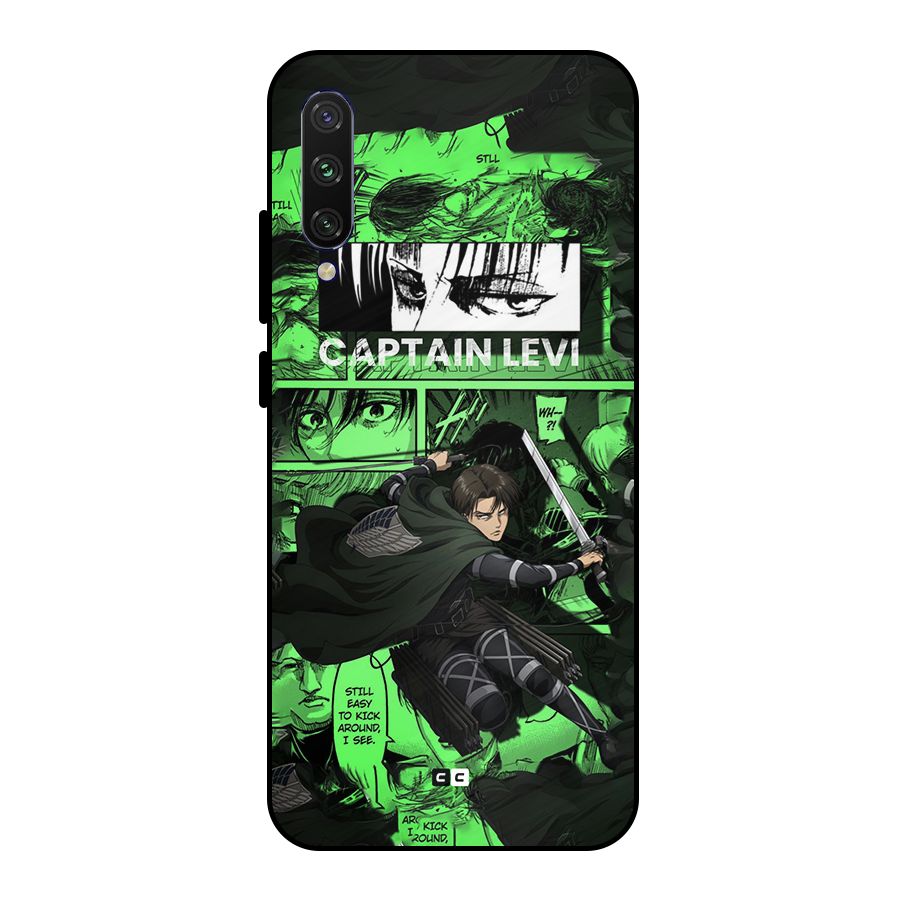 captain Levi Stance Metal Back Case for Mi A3