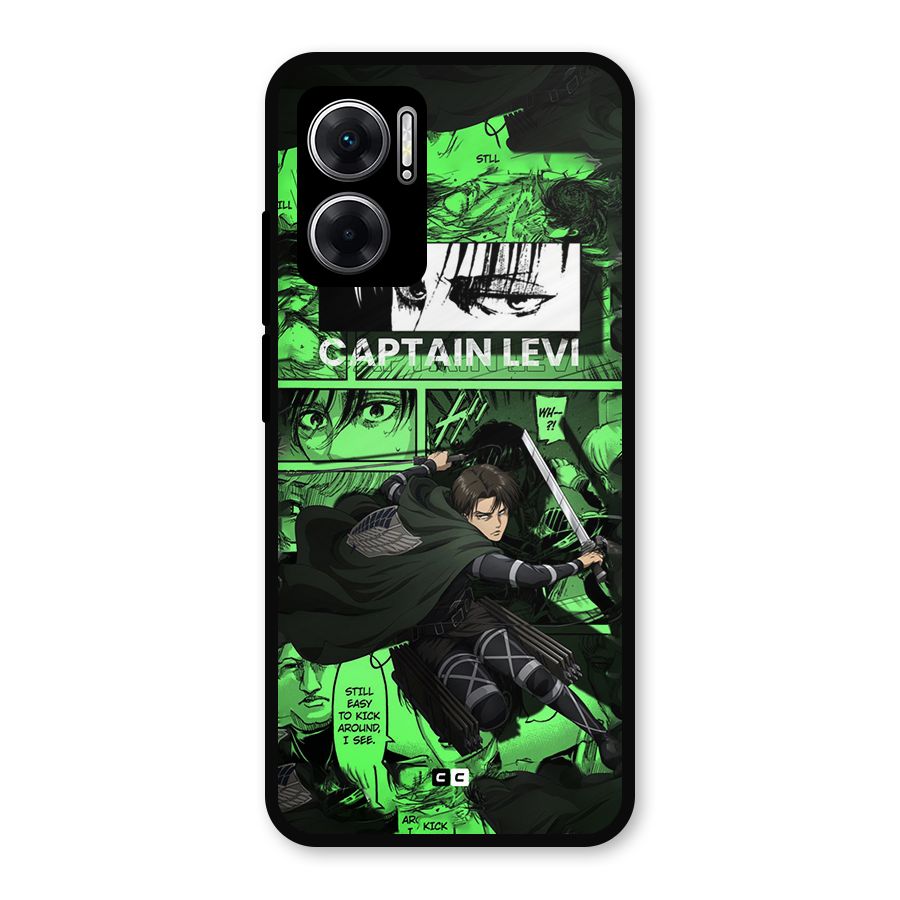 captain Levi Stance Metal Back Case for Redmi 11 Prime 5G