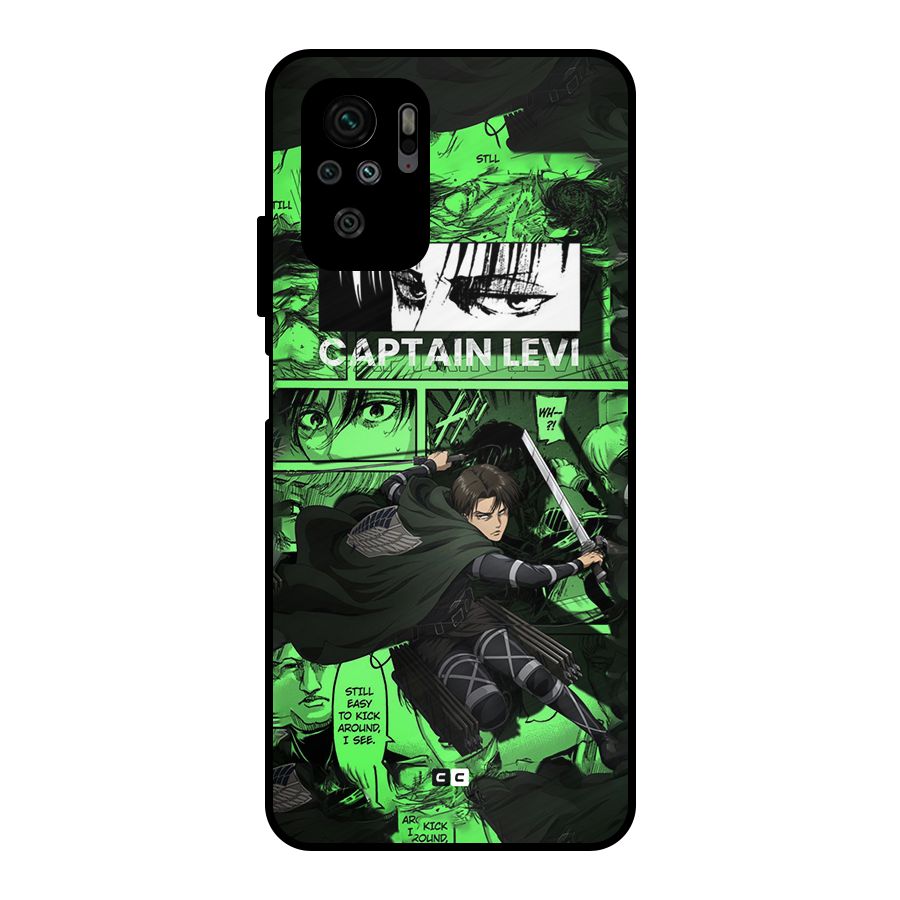 captain Levi Stance Metal Back Case for Redmi Note 11 SE