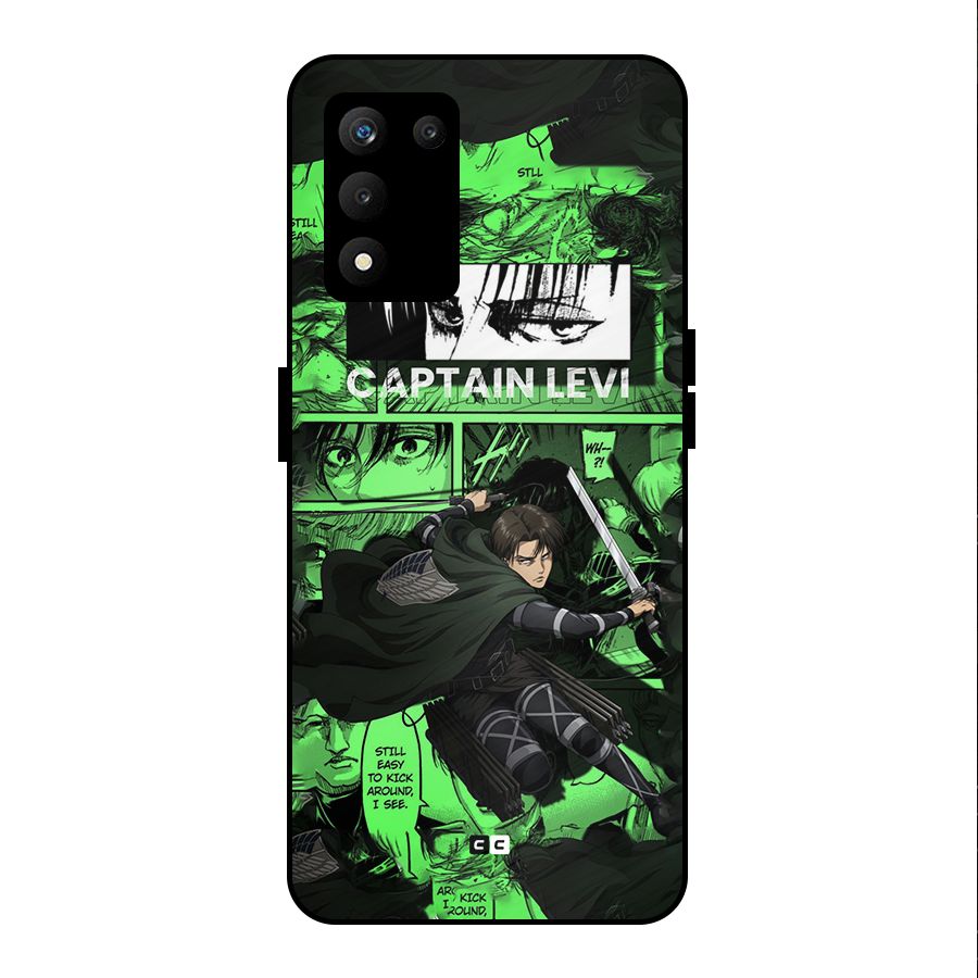 captain Levi Stance Metal Back Case for realme 9 5G SE