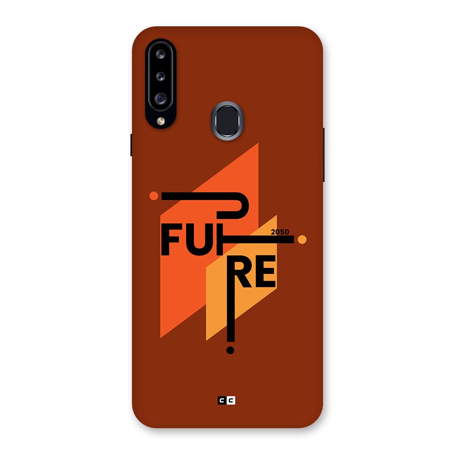 illustrative Future Back Case for Galaxy A20s