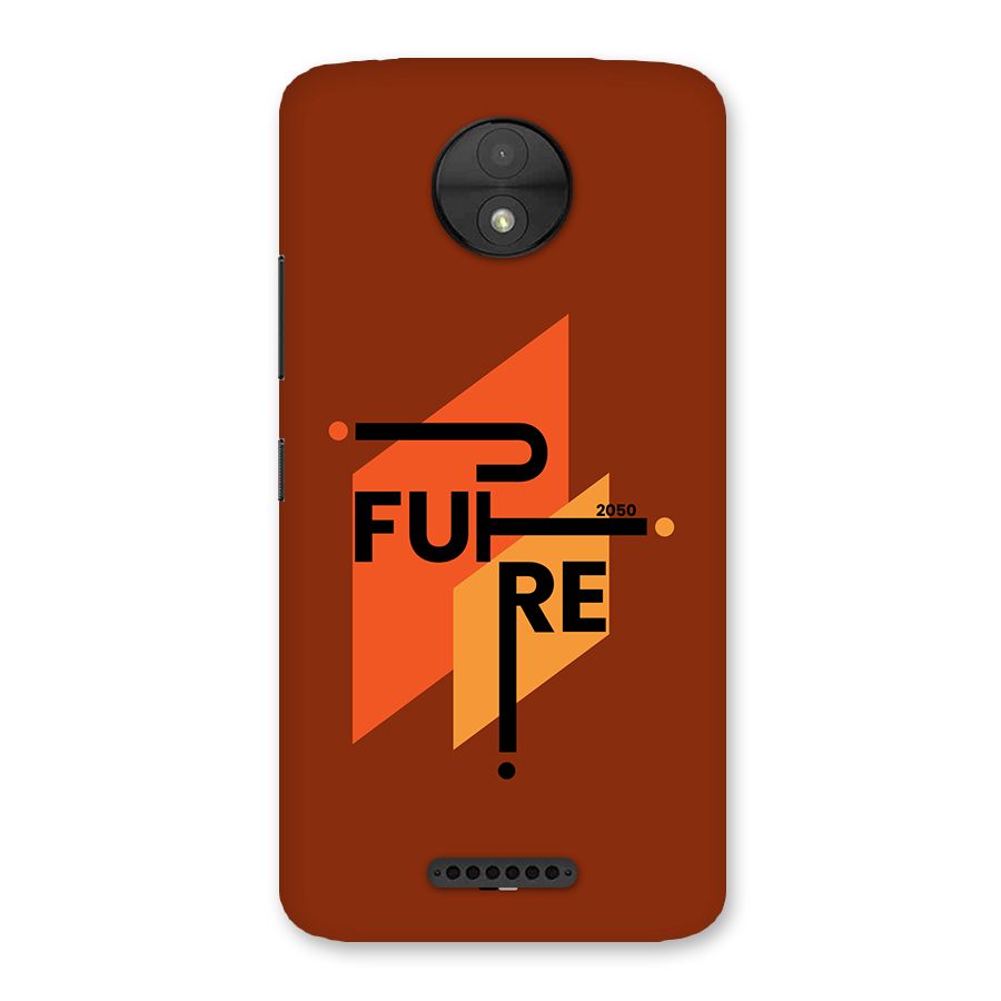 illustrative Future Back Case for Moto C