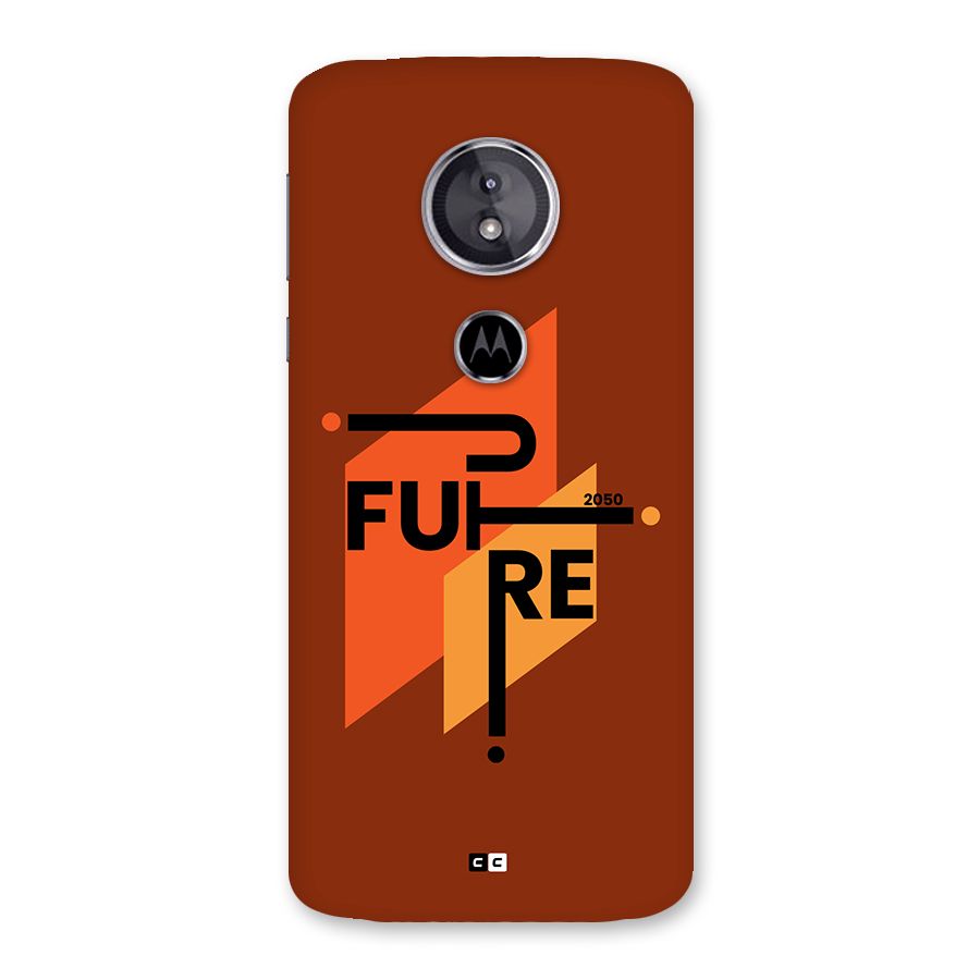 illustrative Future Back Case for Moto E5