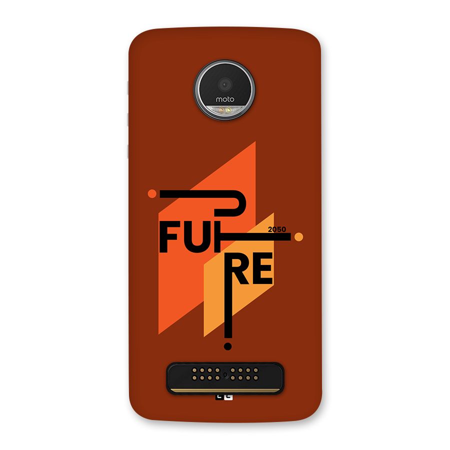 illustrative Future Back Case for Moto Z Play