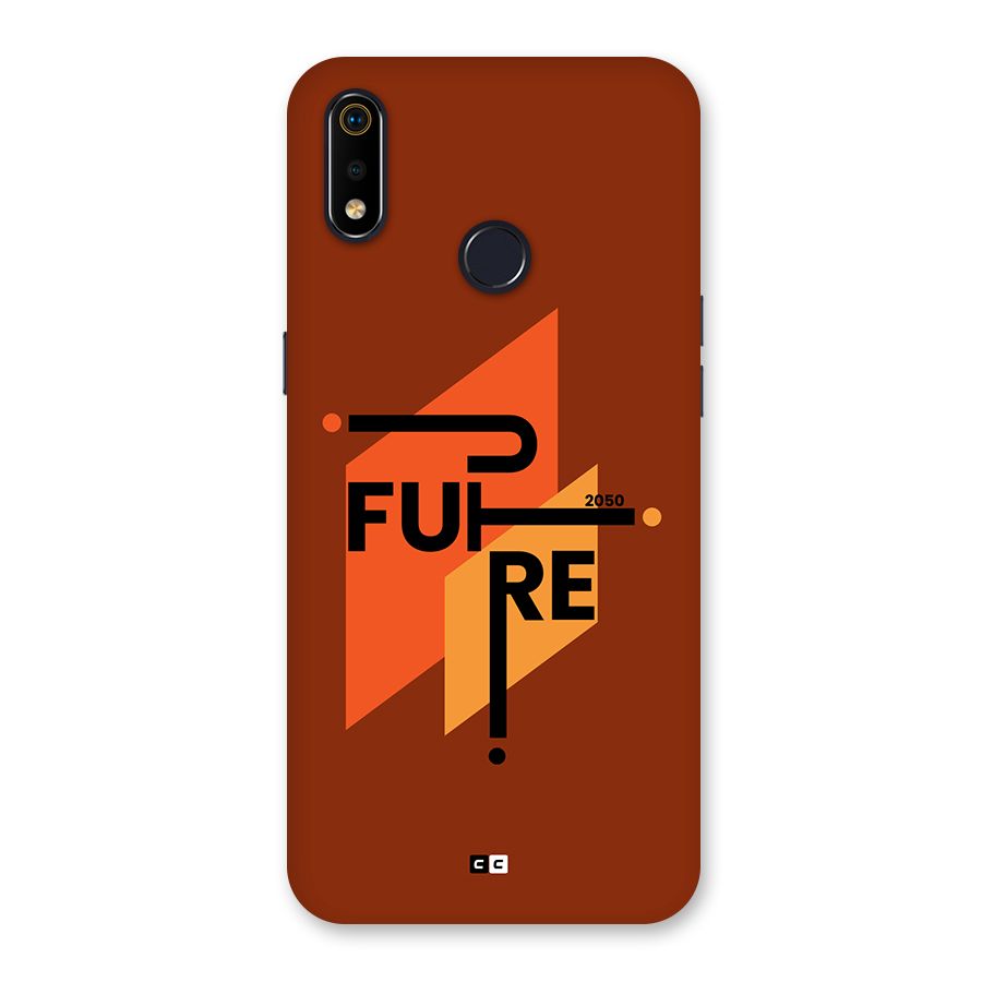 illustrative Future Back Case for Realme 3i