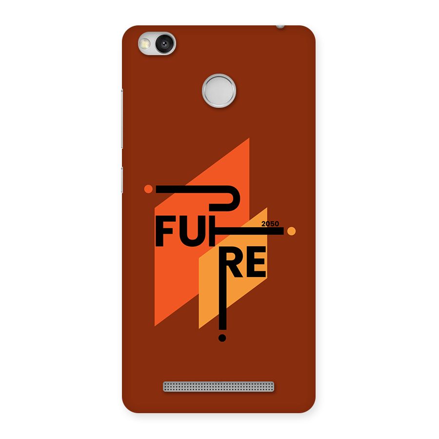 illustrative Future Back Case for Redmi 3S Prime