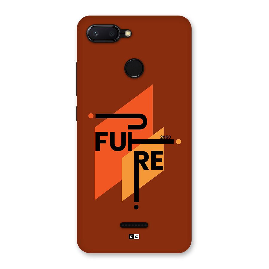 illustrative Future Back Case for Redmi 6