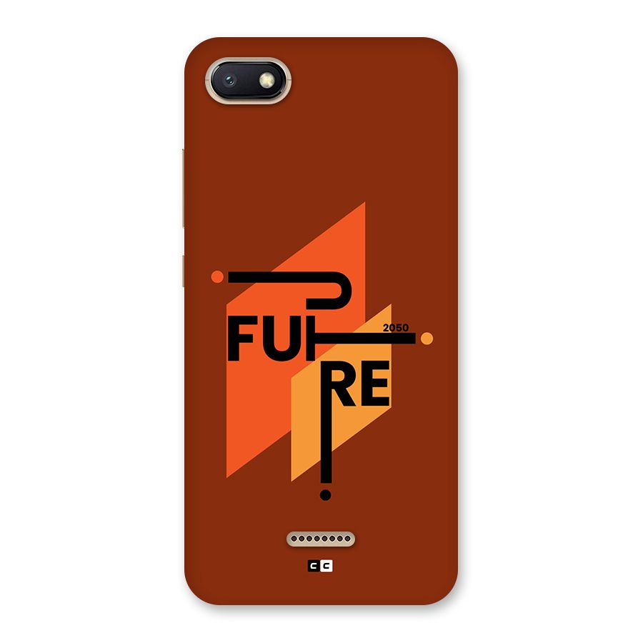 illustrative Future Back Case for Redmi 6A