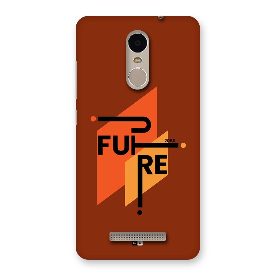 illustrative Future Back Case for Redmi Note 3