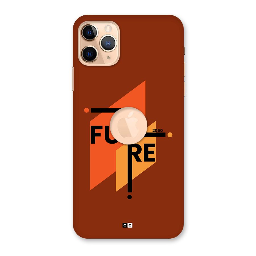 illustrative Future Back Case for iPhone 11 Pro Max Logo Cut