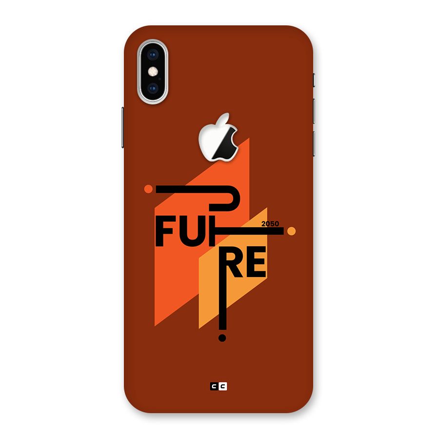 illustrative Future Back Case for iPhone XS Max Apple Cut