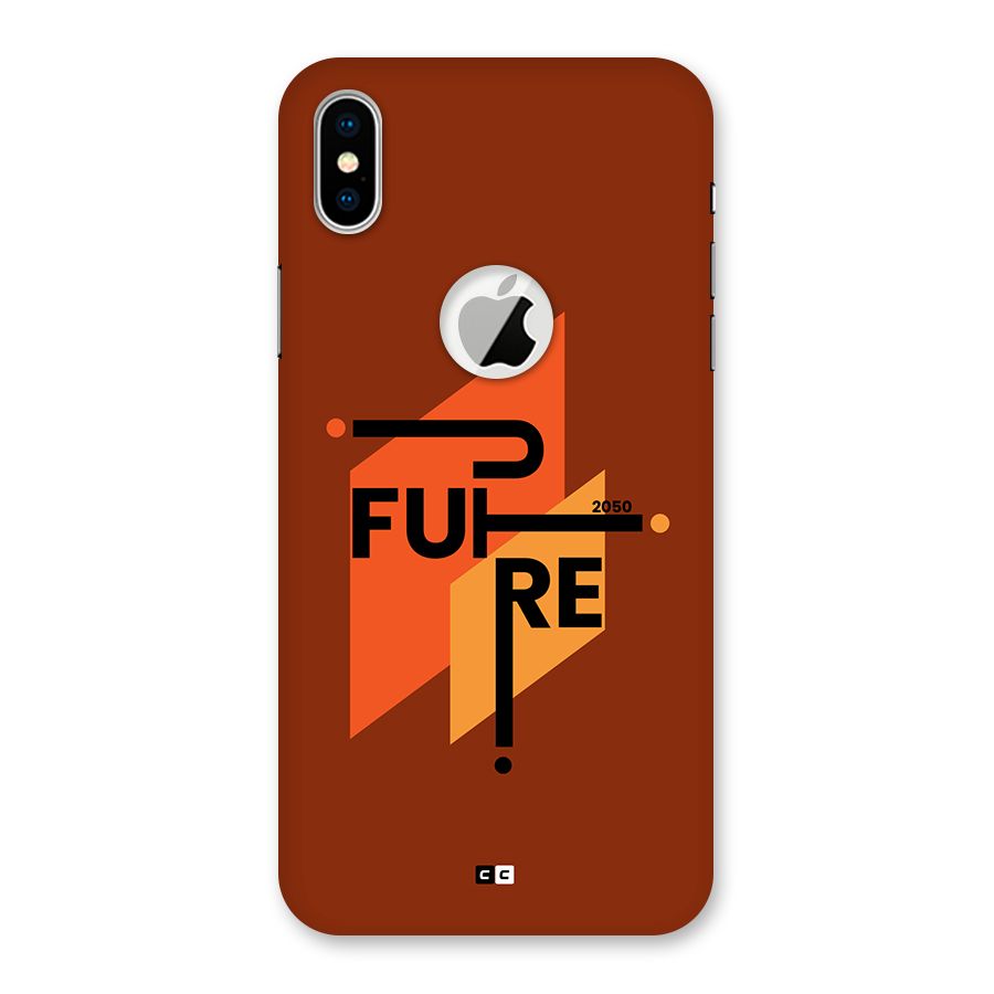 illustrative Future Back Case for iPhone X Logo Cut