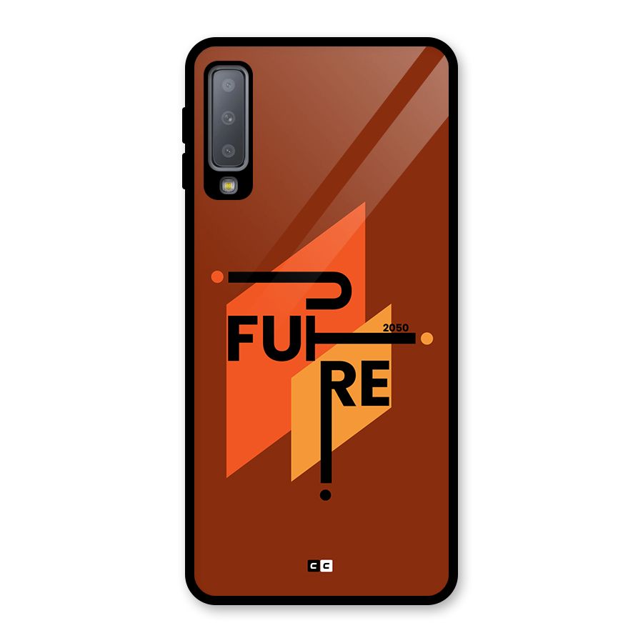 illustrative Future Glass Back Case for Galaxy A7 (2018)