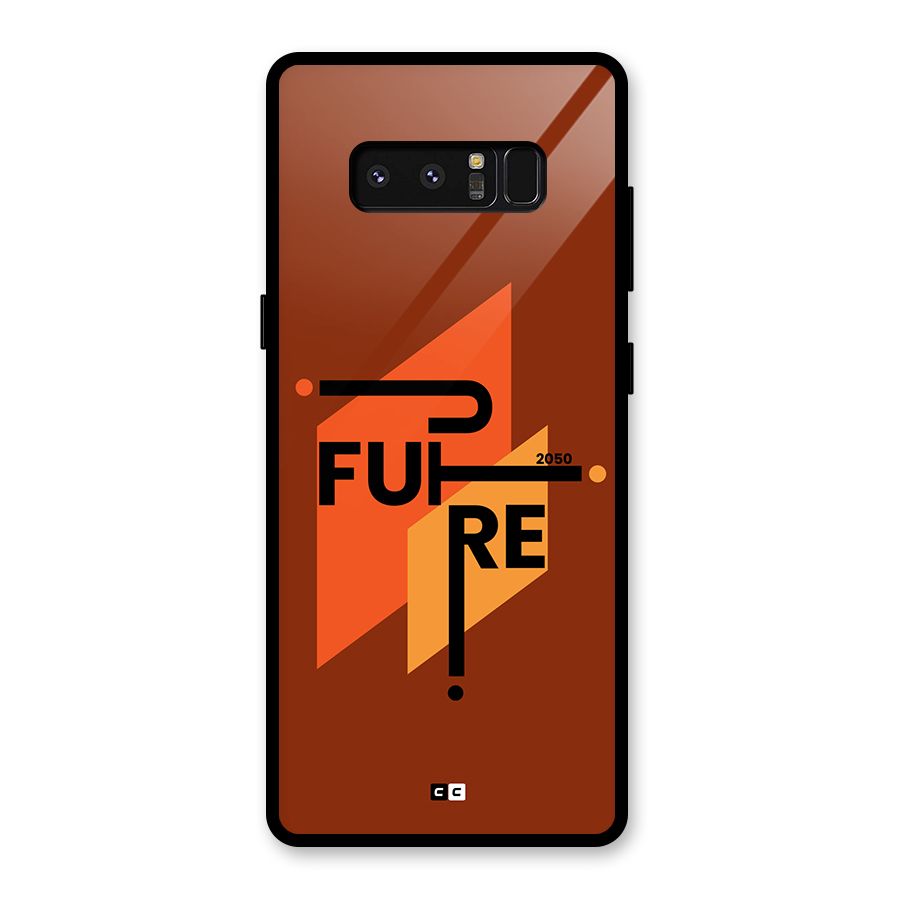 illustrative Future Glass Back Case for Galaxy Note 8