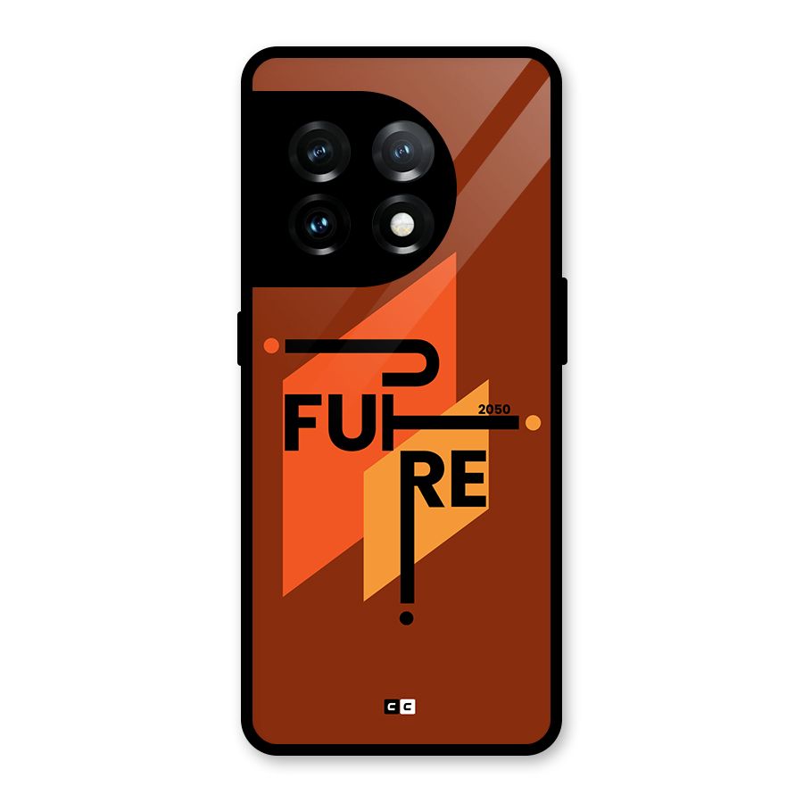 illustrative Future Glass Back Case for OnePlus 11