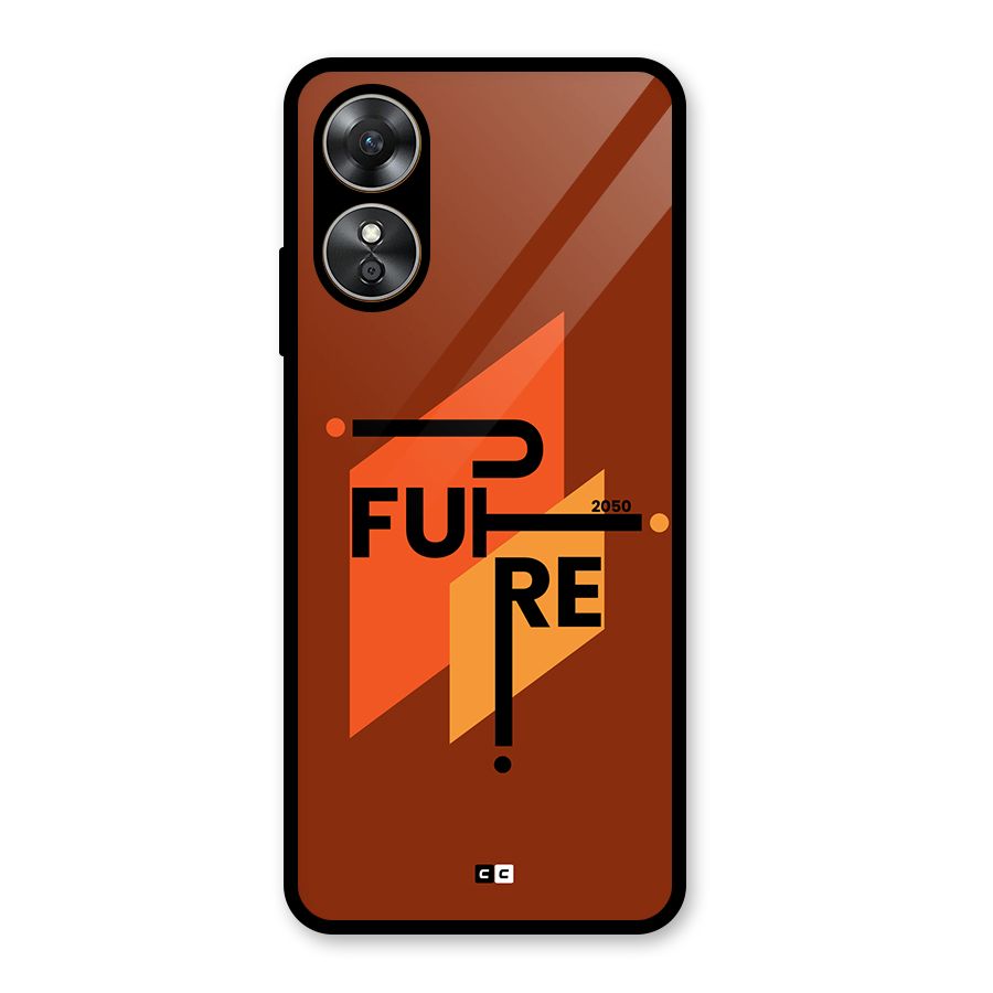 illustrative Future Glass Back Case for Oppo A17