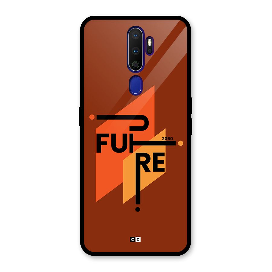 illustrative Future Glass Back Case for Oppo A9 (2020)