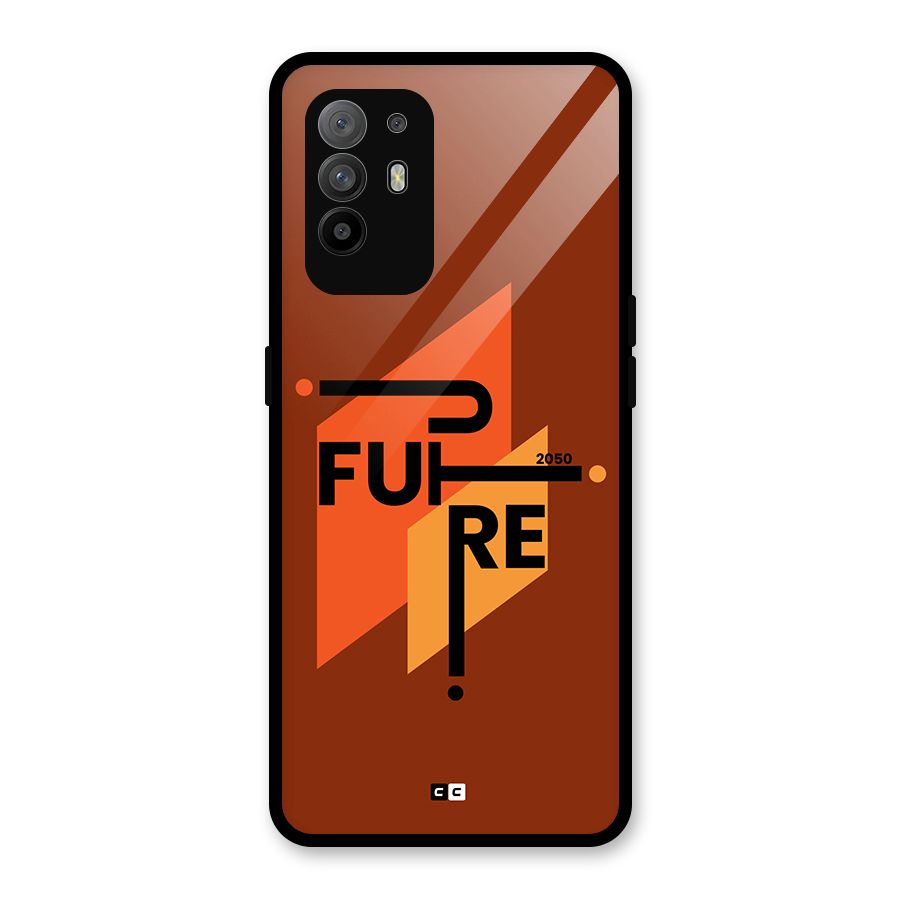 illustrative Future Glass Back Case for Oppo F19 Pro Plus 5G