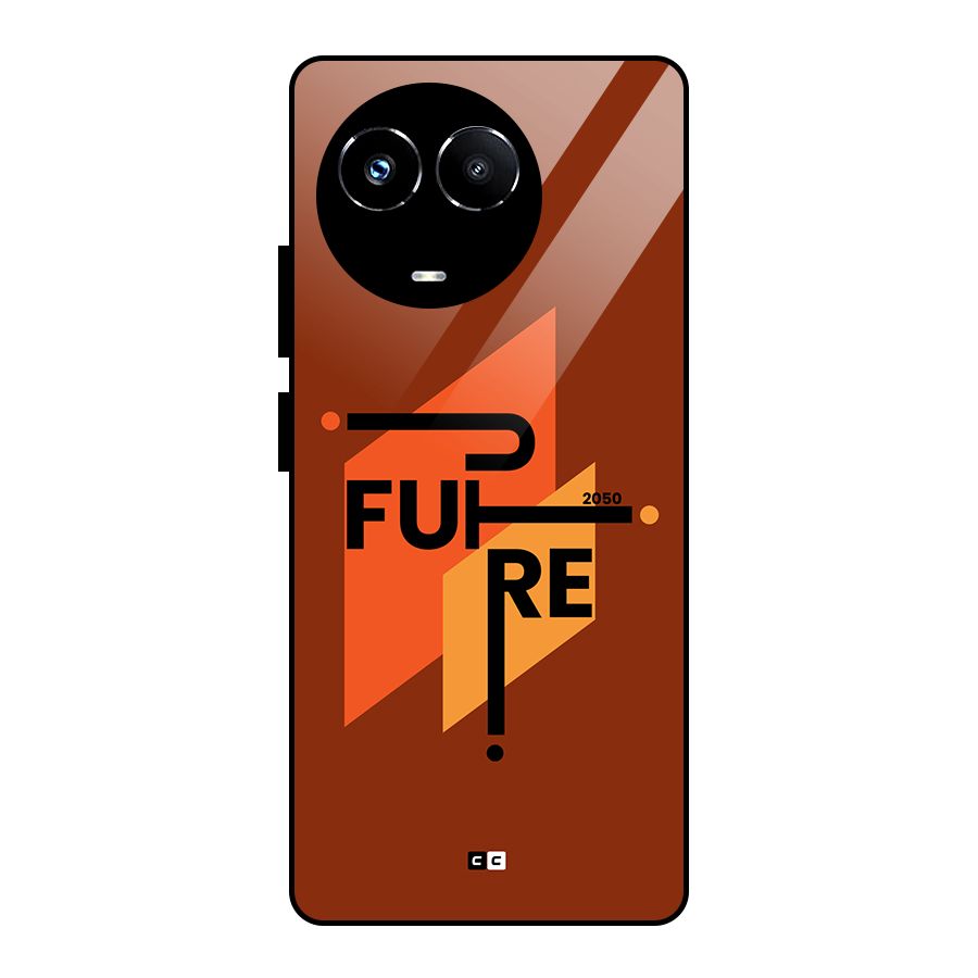 illustrative Future Glass Back Case for Realme 11X