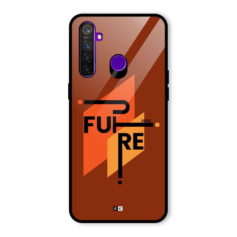 illustrative Future Glass Back Case for Realme 5 Pro