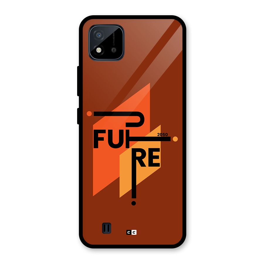 illustrative Future Glass Back Case for Realme C11 2021