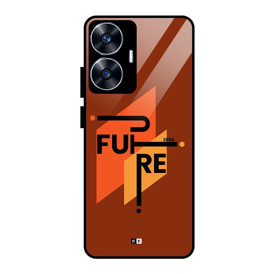 illustrative Future Glass Back Case for Realme Narzo N55