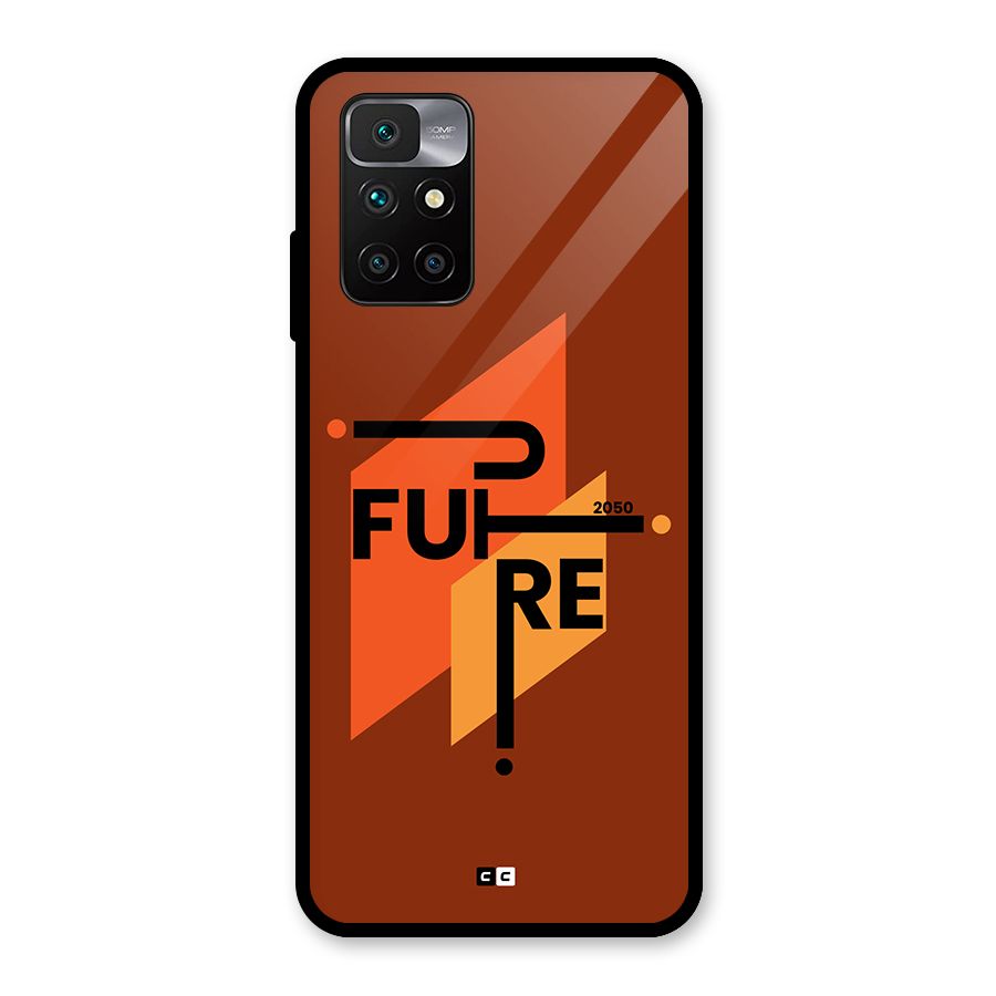 illustrative Future Glass Back Case for Redmi 10 Prime