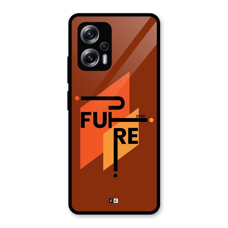 illustrative Future Glass Back Case for Redmi K50i