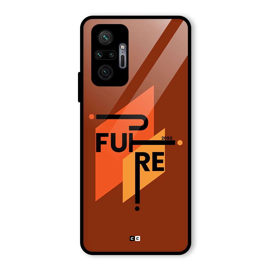 illustrative Future Glass Back Case for Redmi Note 10 Pro Max