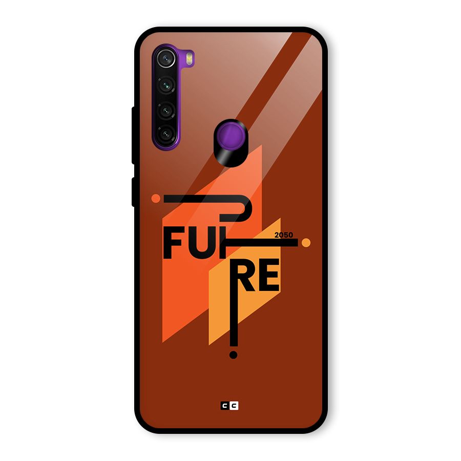illustrative Future Glass Back Case for Redmi Note 8