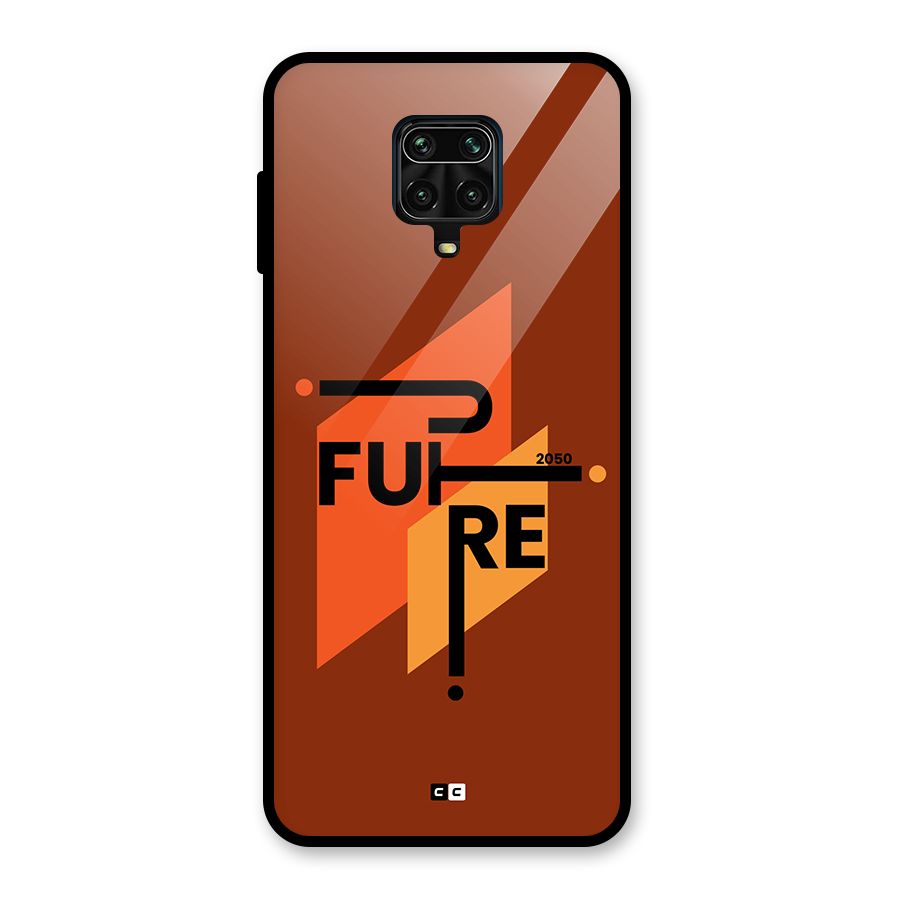 illustrative Future Glass Back Case for Redmi Note 9 Pro