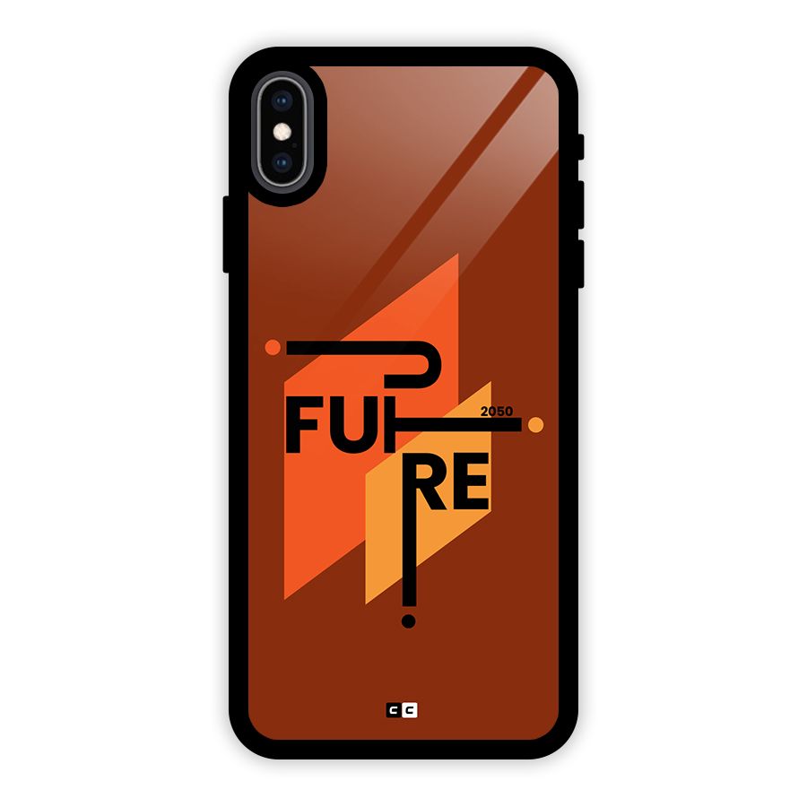 illustrative Future Glass Back Case for iPhone XS Max
