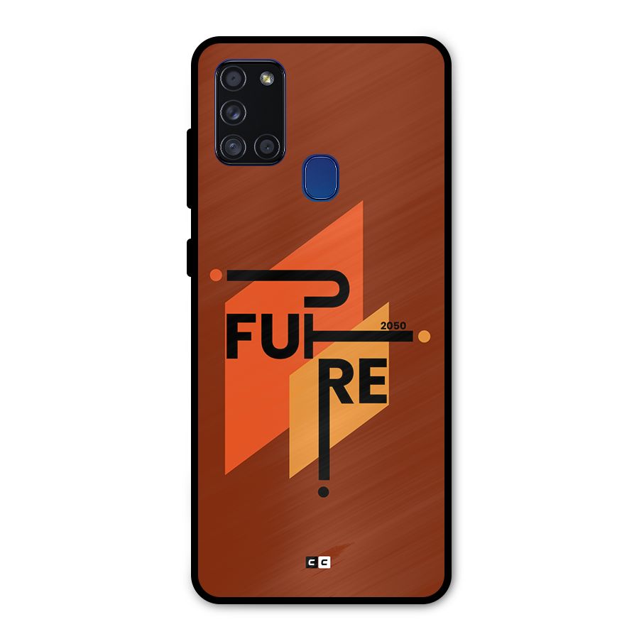 illustrative Future Metal Back Case for Galaxy A21s